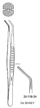 De-Bakey Vessel Forcep, Curved